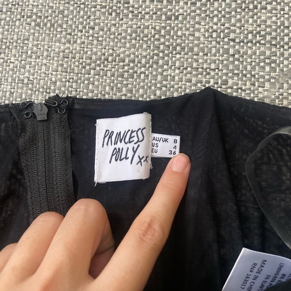 Princess Polly Black Bustier Top - Picture 2 of 3